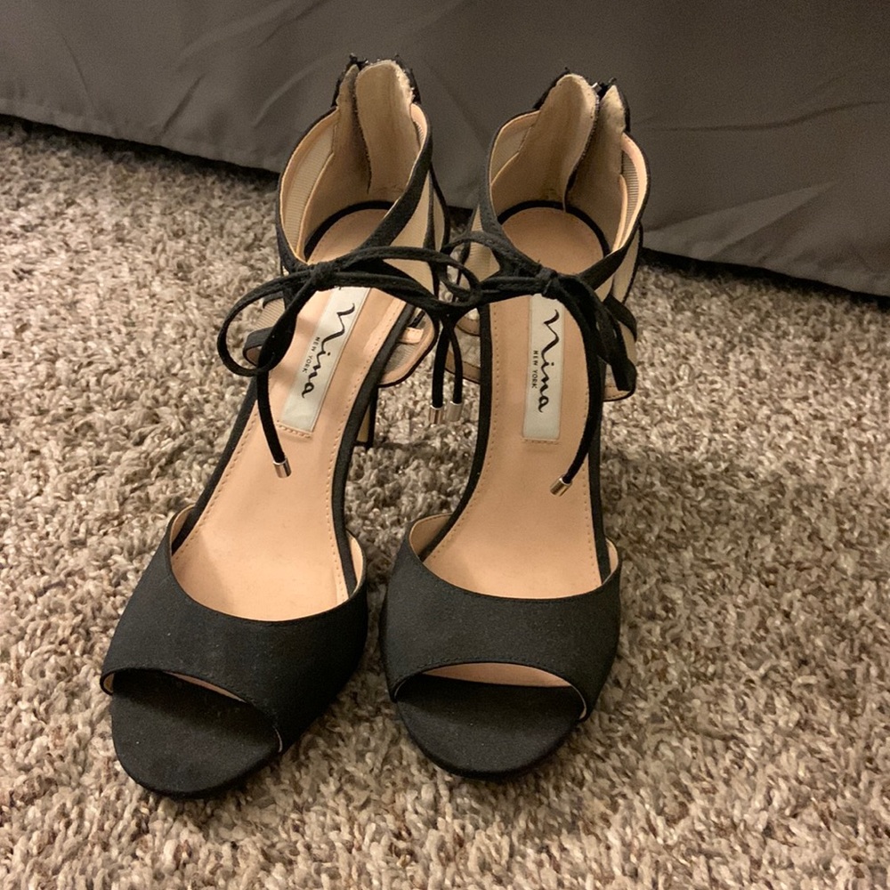 Nina Black High Heels